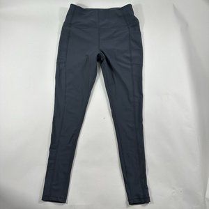 Athlux Womens Performance Legging Sz M Gray Mid Rise Ankle